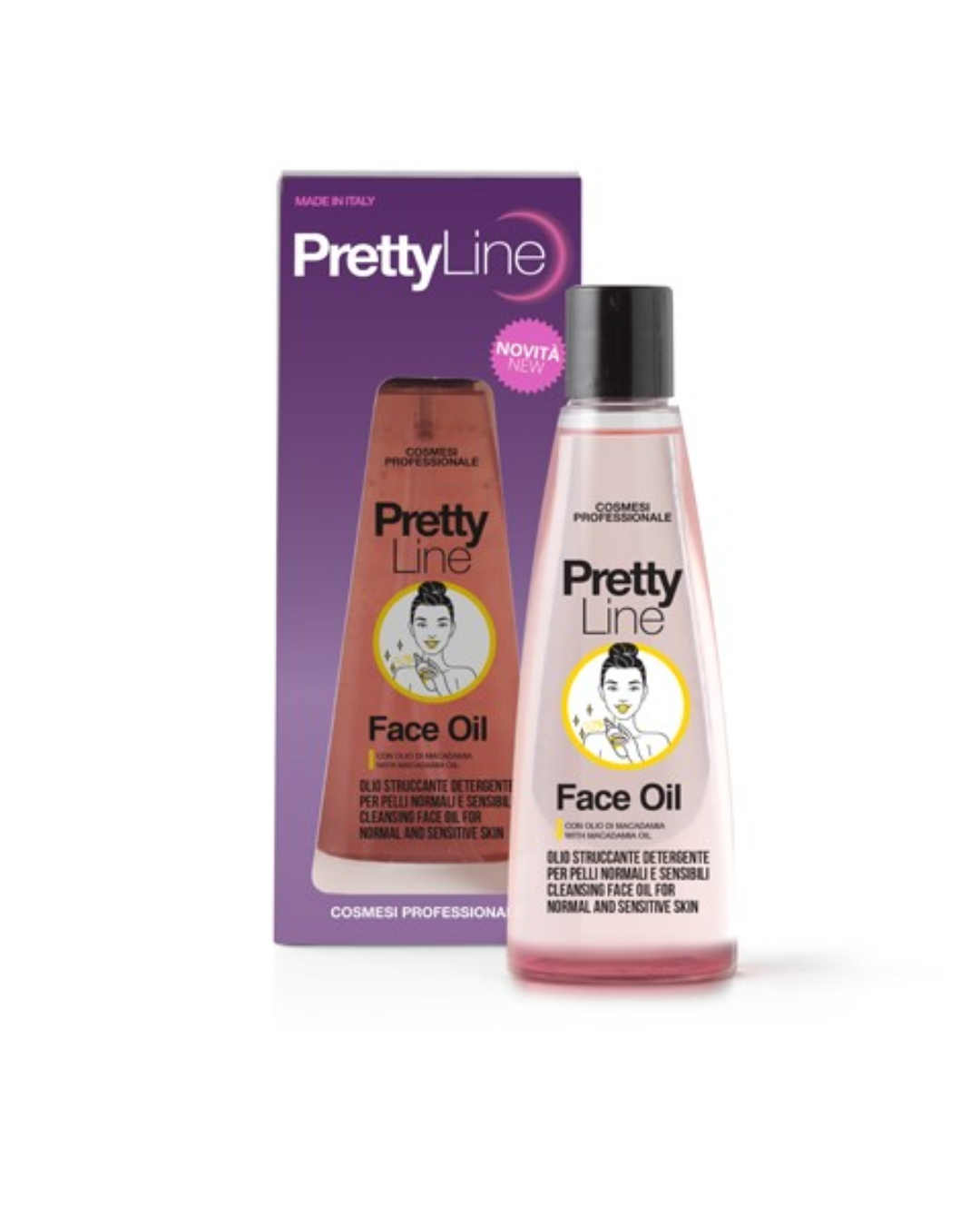 PRETTY LINE - Olio struccante detergente 150 ml