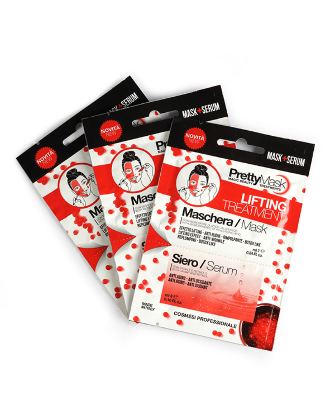 PRETTY LINE - Maschera + siero Lifting Treatment 10ml (7+3ML)