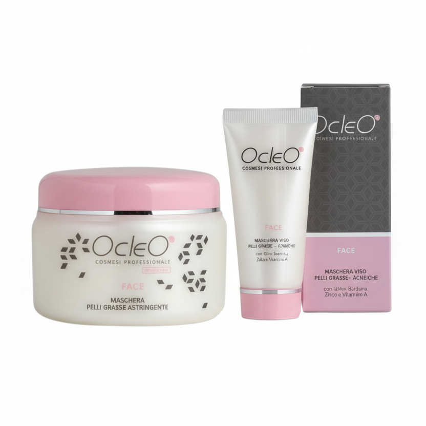 OCLEO' - Maschera astringente per pelli grasse acneiche