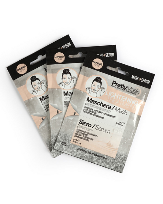 PRETTY LINE - Maschera + siero Lightening Treatment 10ml (7+3ML)