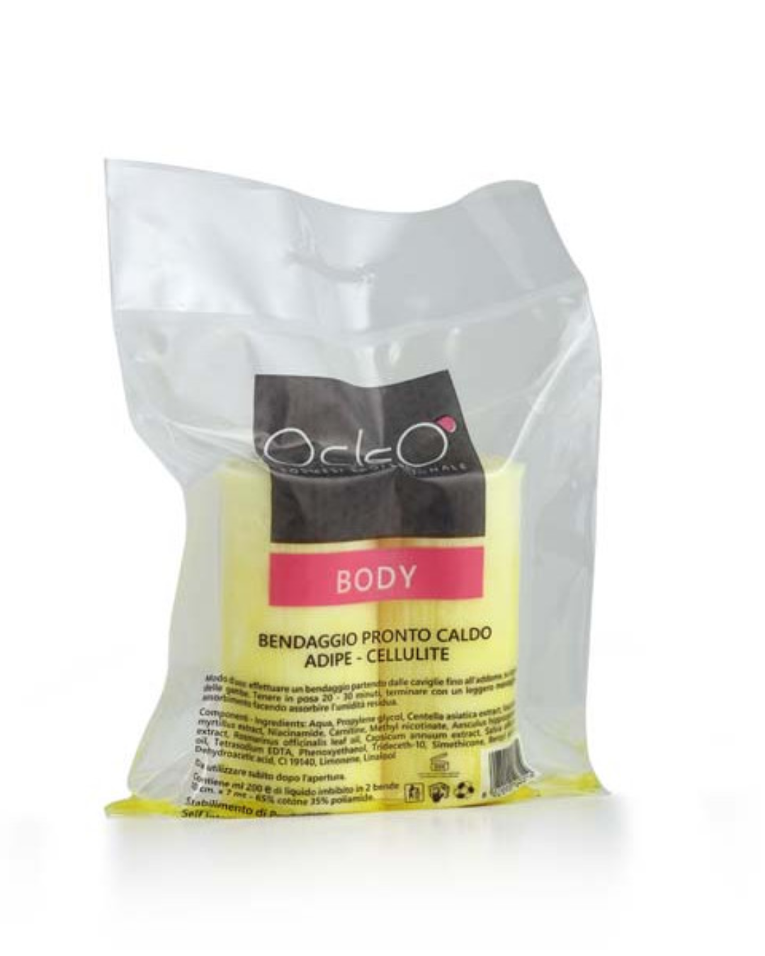 OCLEO' - Bendaggio Pronto Caldo Adipe Cellulite – 2 bende 7 mt