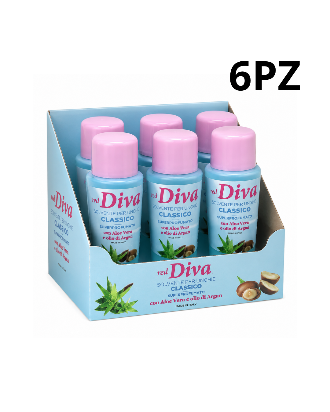 DIVA RED SOLVENTE CONF. 6 PZ
